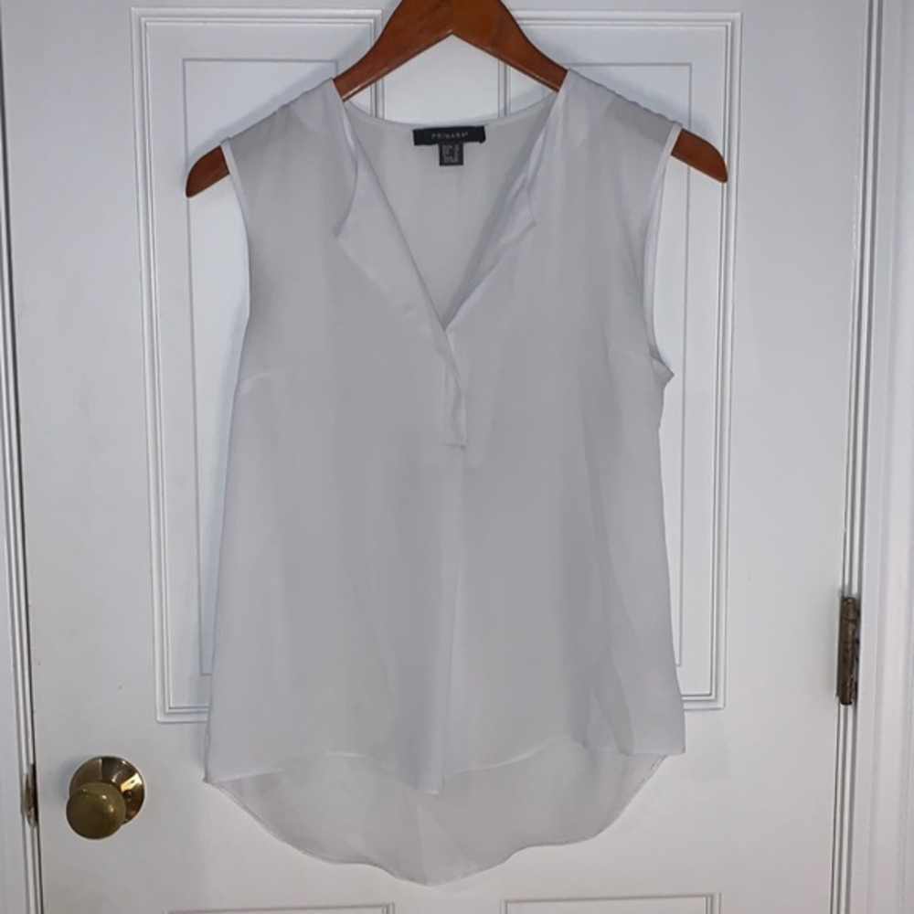 Primark white halter blouse